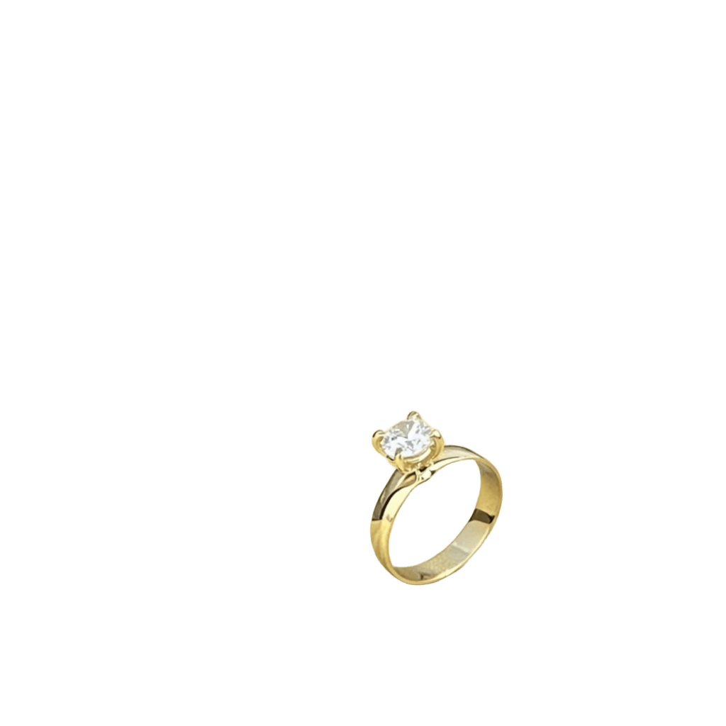 Anel de noivado ouro SA